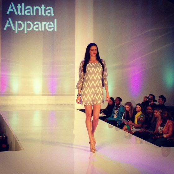 2tee Couture Chevron Dress on the Runway